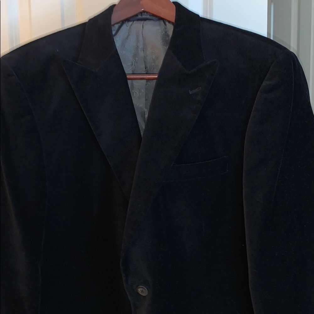 Haspel Black Velvet Sport Coat